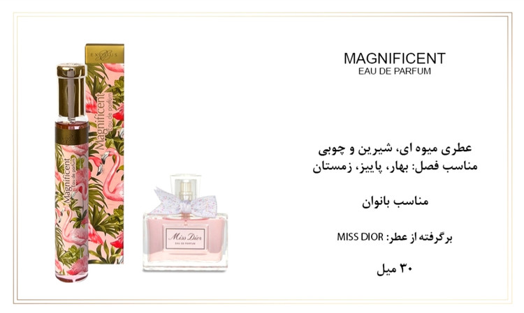 عطر قلمی حجم 30 میل اگزودوس ،روایح پرفروش بسیار خوشبو و به صرفه